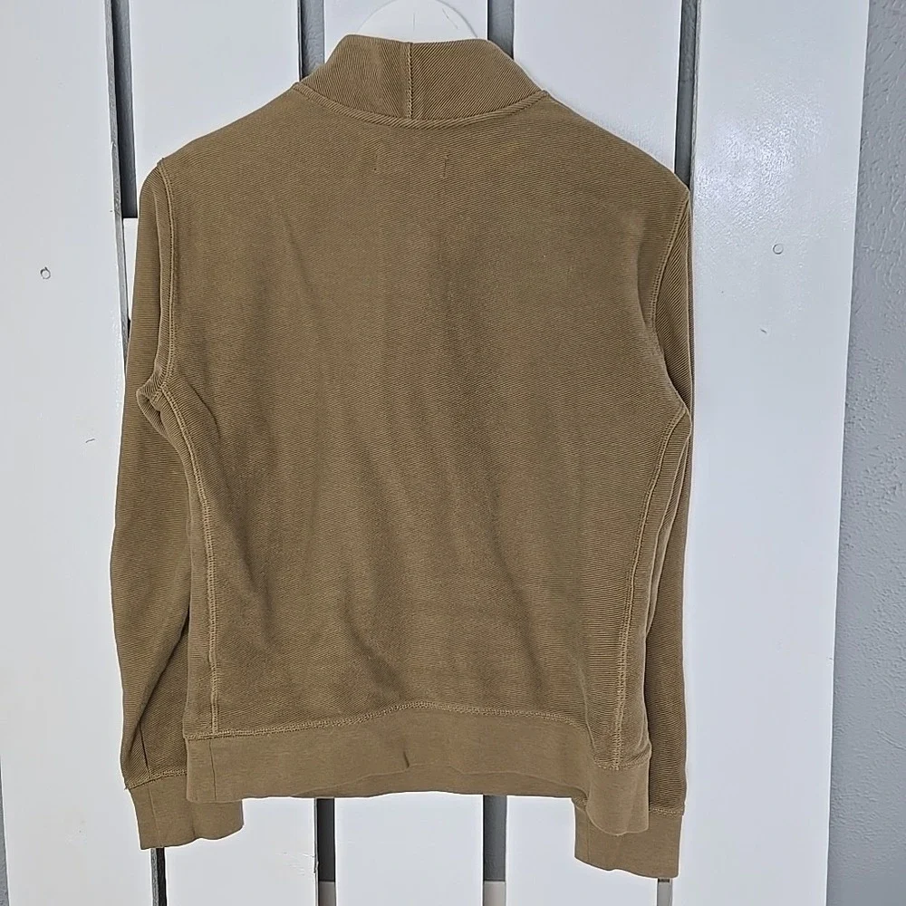 Everlane Mens Quarter Zip‎ Pullover Sweater XS Brown Casual Workwear Holiday